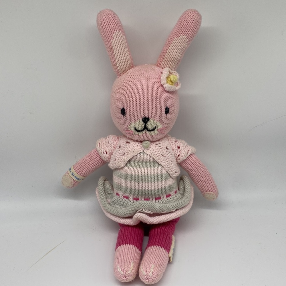 Cuddle + Kind Chloe The Easter Bunny Knit Rabbit Plush‎